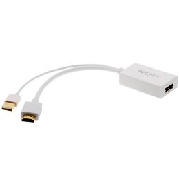 Delock Adapter HDMI-A Stecker > Displayport Buchse