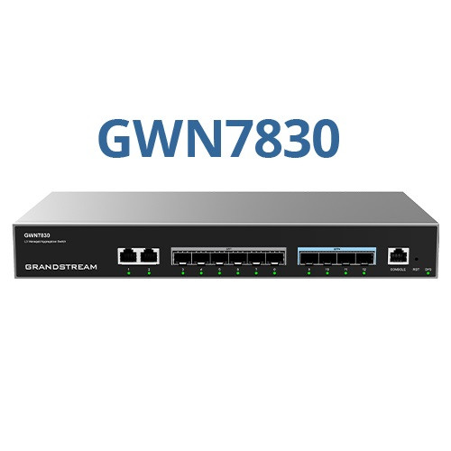 Grandstream GWN7830, 6x Gigabit ports, 4x SFP+, Layer-3-Aggregations-Switches