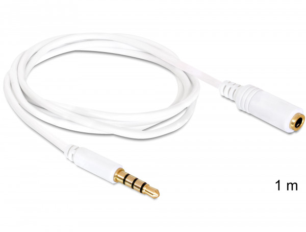 Delock Audiokabel Klinke 3.5mm (ST) > Klinke (BU) 1 m