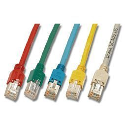 Patchkabel RJ45, CAT5+, 300Mhz, 3m Blau, mit Draka SFTP(F/UT