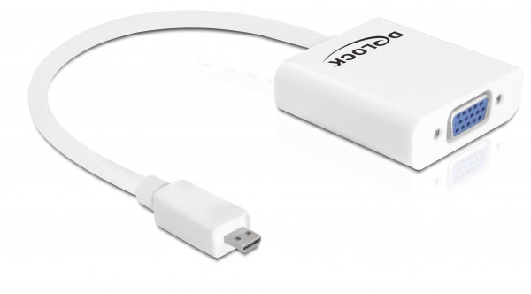 Delock VGA Adapter HDMI micro D (St) > VGA Buchse