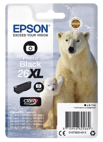 Epson Tinte C13T26314012*schwarz*