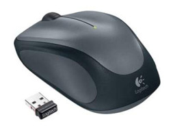 Logitech Maus M235 - wireless USB *grau/silber*