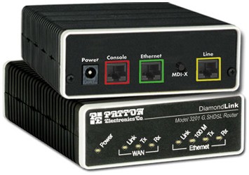 Patton 3202 OnSite 8 Wire G.SHDSL.bis EFM Modem; 4 x 10/100 Manged Switch; 100-240VAC