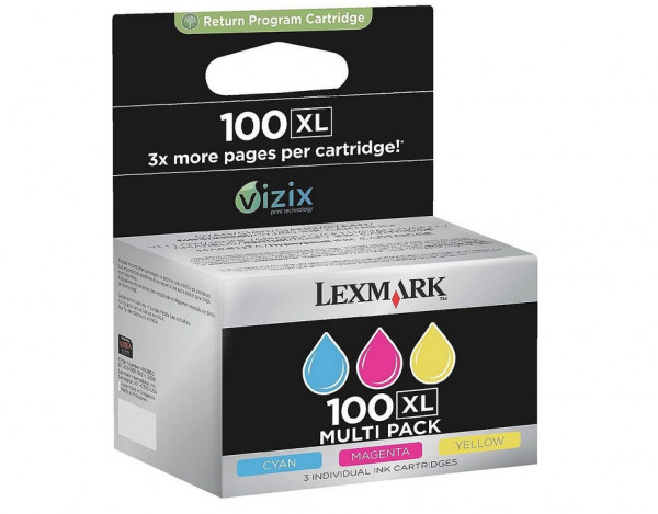 LEXMARK Tinte 14N0850 *color* 3er Pack