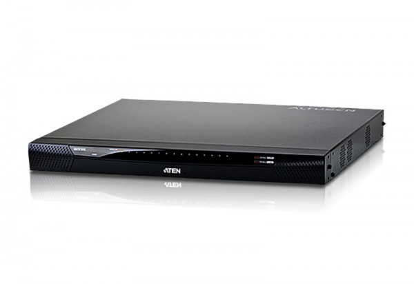 Aten KVM-Switch 16-fach VGA/USB/TP, LAN(IP-fähig), 1xlocal + 4x Remote User, with Audio & Virtual Me