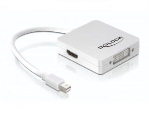 DeLock Adapter Displayport mini > Displayport / HDMI / DVI 29pin