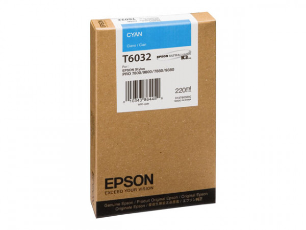 Epson Tinte C13T603200 *Cyan*