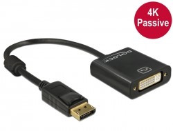 Delock VGA Adapter Displayport St > DVI 24+5 Buchse passiv 4K