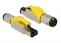 Delock RJ45 Stecker feldkonfektionierbar Cat.6A Metall