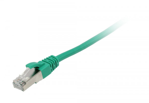 Patchkabel RJ45 FTP(F/UTP) 1.0m grün, CAT5e, Synergy 21,