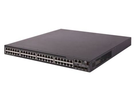 HP Switch 1000Mbit, 48xTP + 4xSFP+/SFP-Slot(1/10GB), 5130-48G-POE+-4SFP+-HI, *ohne Netzteil!*