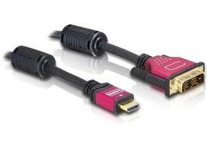 Kabel Video HDMI => DVI 5,0m *DeLock*