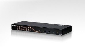 Aten KVM-Switch 16-fach TP(über Cat5 Kabel), 2x Console