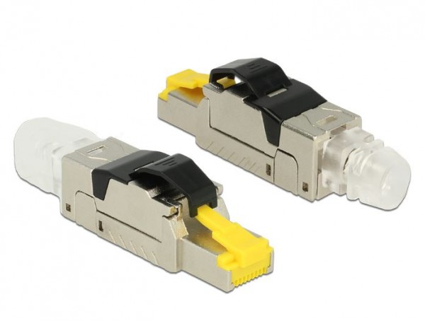 Delock RJ45 Stecker feldkonfektionierbar Cat.8 Metall