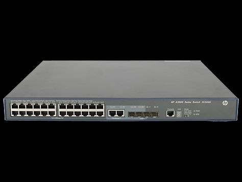 HP Switch 100Mbit, 24xTP, 1000Mbit, 4xTP/SFP-Slot PoE+ 3600-24PoE+ v2