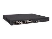 HP Switch 1000Mbit, 24xTP + 2xSFP+/SFP-Slot(1/10GB) + 2x10GBase-T, PWR+, 5130-24G-PoE+-2SFP+-2XGT (3