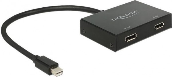 DeLock mini Displayport Splitter 1 in > Displayport 2 out