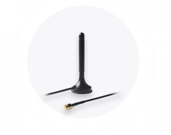 Teltonika · Zubehör · Antenne · WiFi magnetische SMA Antenne für RUT2xx/500/9xx