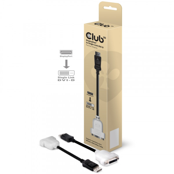 Adapter DisplayPort => DVI-D Single Link *Club3D* Passiv