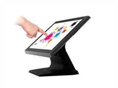 Touchmonitor 15" 4:3 Aluminium Touchmonitor mit kapazitivem Industrie Touchscreen und USB-Hub, VGA+D