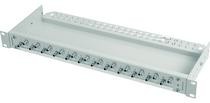 Telegärtner LWL, Patchpanel Rangierverteiler,19", 6xLC-Duplex OM3, ECONOMY V 1 HE