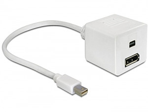 DeLock Adapter mini Displayport St > Displayport + Displayport mini Bu