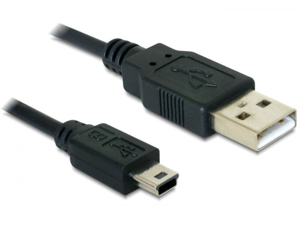 DeLock Kabel USB 2.0-A Stecker > USB 2.0 Mini-B Stecker