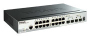 D-Link Switch 1000/100/10MBit 16xTP 2xSFP 2xSFP+