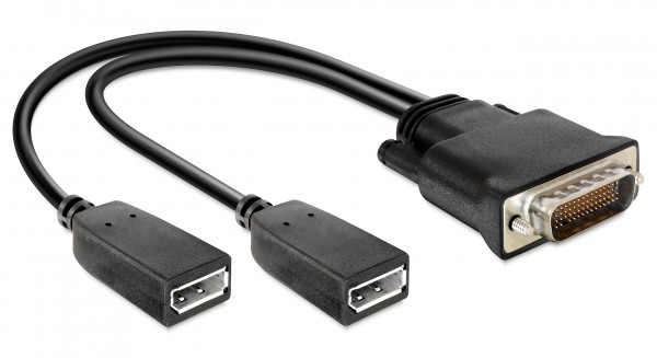 Delock Adapter DMS-59 St > 2x DP Bu