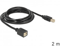 Kabel USB 2.0 B (St) => B (Bu) 3,0m *DeLock*