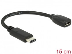 Adapter USB 2.0 => USB micro-B *DeLock*