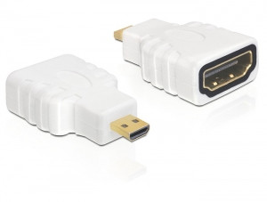 Delock Adapter High Speed HDMI micro D St > A Bu