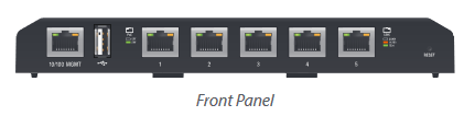 Ubiquiti EdgeSwitch 5 / Pro / 5 Gigabit RJ45 Ports / 24V Passive POE / ES-5XP