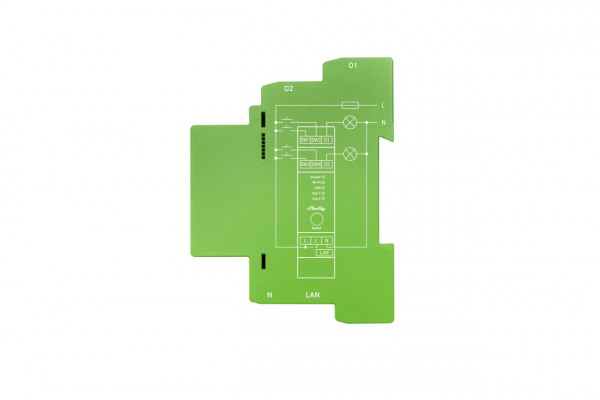 Shelly · Hutschiene · "Pro Dimmer 2PM" · LEDs & Glühbirnen · 2 Kanäle · Messfunktion · WLAN · LAN ·