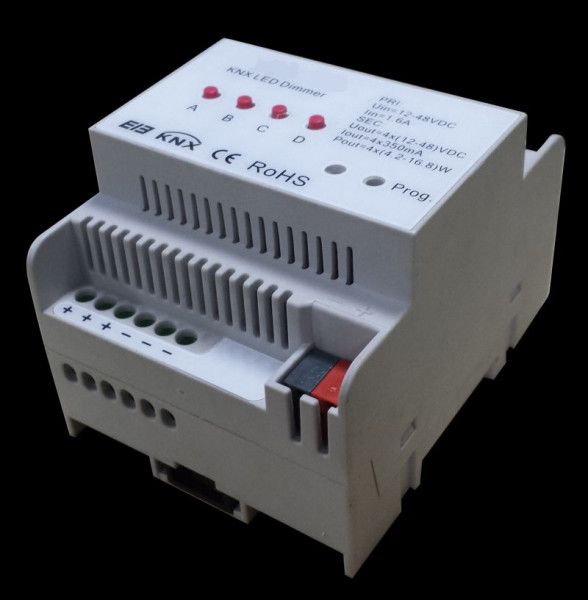 Synergy 21 LED Controller EOS 08 KNX Dimmer 4*700mA Hutschiene