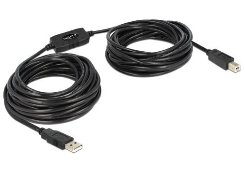 DeLock Kabel USB 2.0 A (St) > B (St) 11,0m aktiv