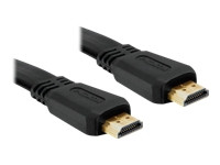 Kabel Video HDMI ST/ST 2,0m *DeLock* Flachkabel