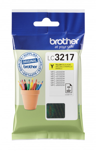 Brother Tinte LC-3217Y *gelb*