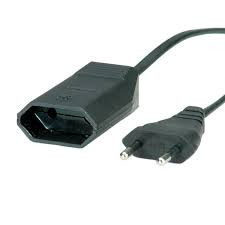 Bachmann Kabel, Verlängerung, Dose(Euro, CEE7/16)->Stecker(Euro, CEE7/16), 2m, schwarz,