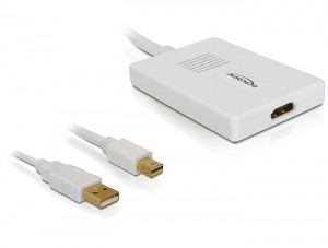 Delock VGA Adapter Displayport mini + USB St > HDMI Bu