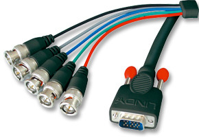 Kabel Video VGA => 5x BNC ST/ST 1,8m *Lindy*