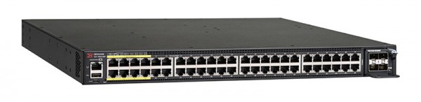 CommScope Ruckus Networks ICX 7450 Switch 48-port 1 GbE switch PoE+ bundle includes 4x10G SFP+ uplin