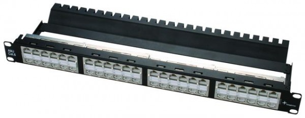 Telegärtner Modulträger Patchpanel incl. 48xAMJ-Kuppl. CAT6A