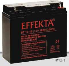 Effekta zbh. Akku 12V-18AH,