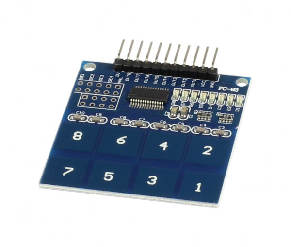 ALLNET 4duino 8 chanel Capacive Touch Button Switch Board