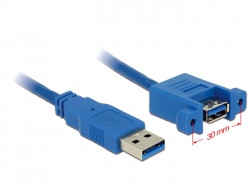 DeLock Kabel USB 3.0 Verlängerung A (St) > A (Bu) 1,0m