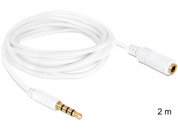 Delock Audiokabel Klinke 3.5mm (ST) > Klinke (BU) 2 m