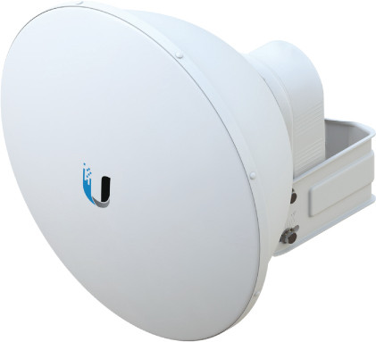 Ubiquiti airFiberX dish antenna, 5GHz 23dBi, slant 45 degrees