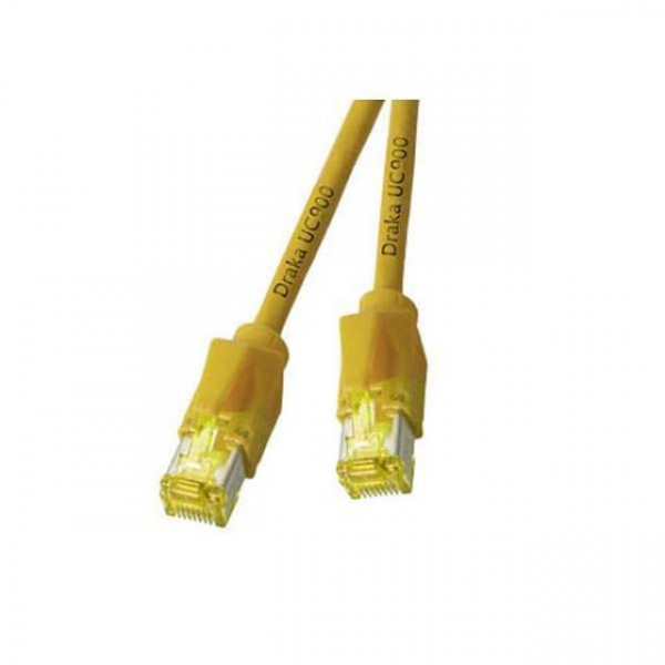 Patchkabel RJ45, CAT6A 900Mhz, 5m gelb, S-STP(S/FTP), ND-UC900+TM31